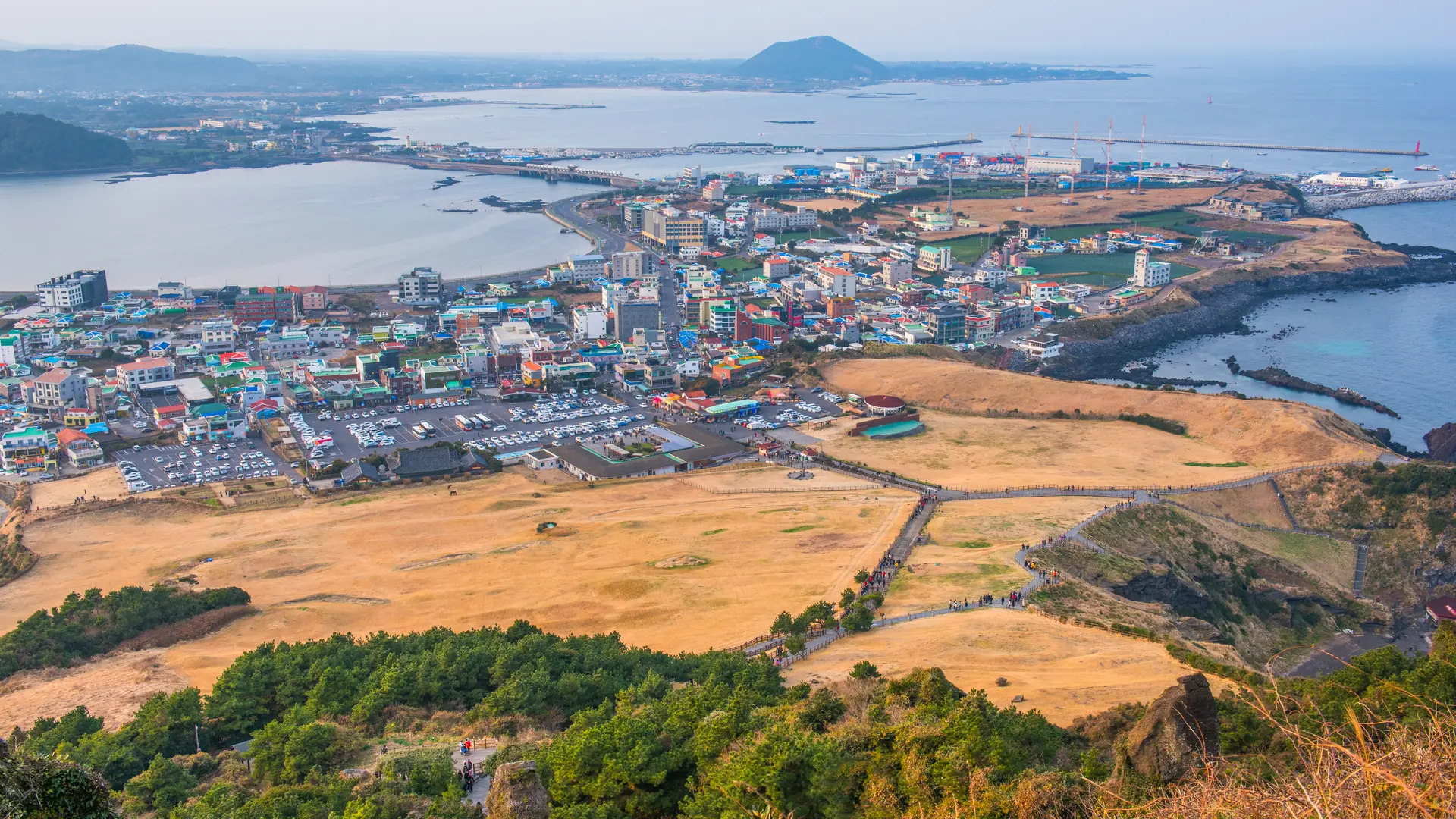 Seongsan Ilchulbong , Jeju Island , South Korea