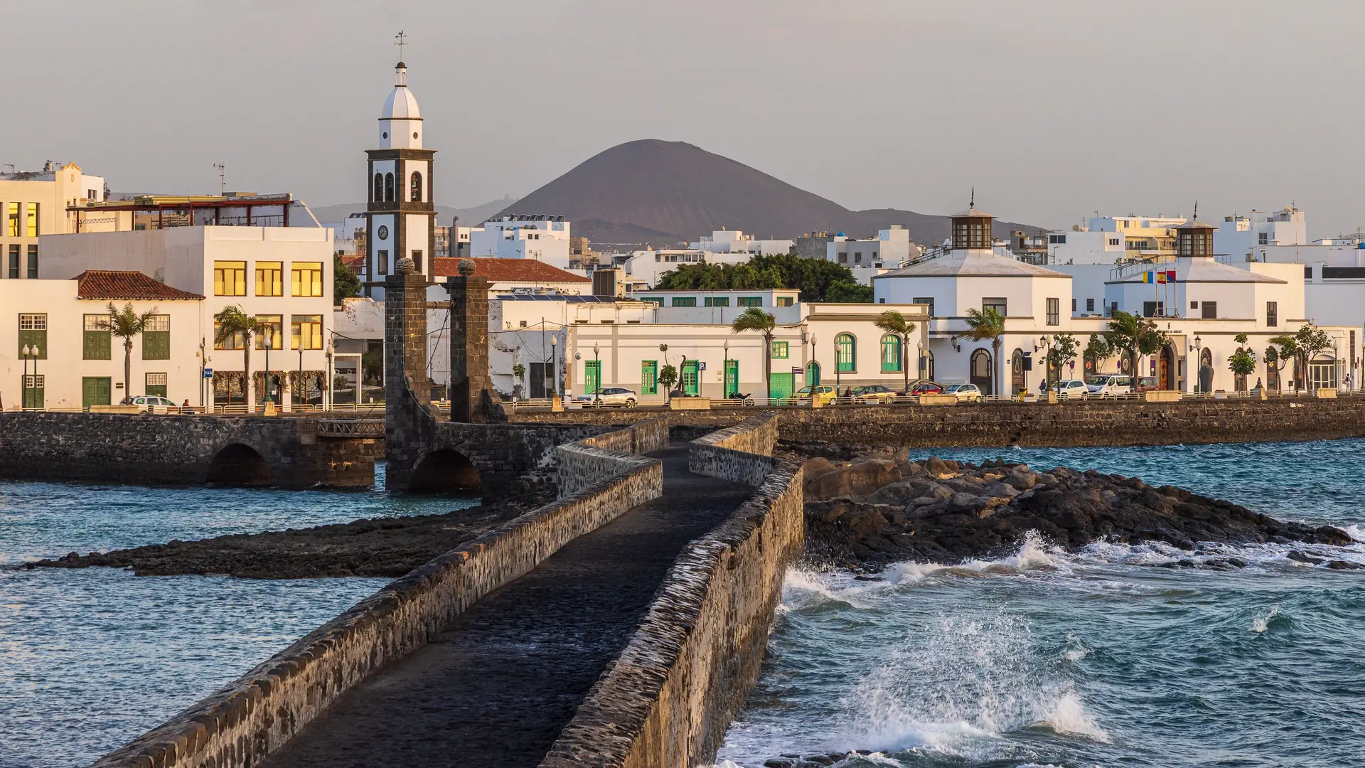 Arrecife, the capital city and a municipality of Lanzarote in the Canary Islands.