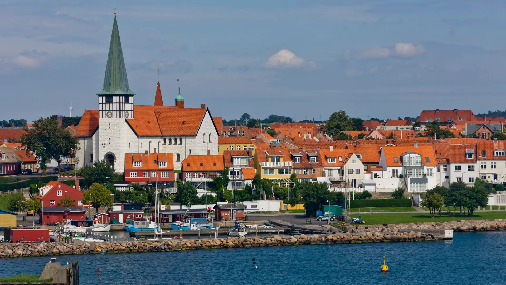 View to Ronne, Bornholm Island, Denmark