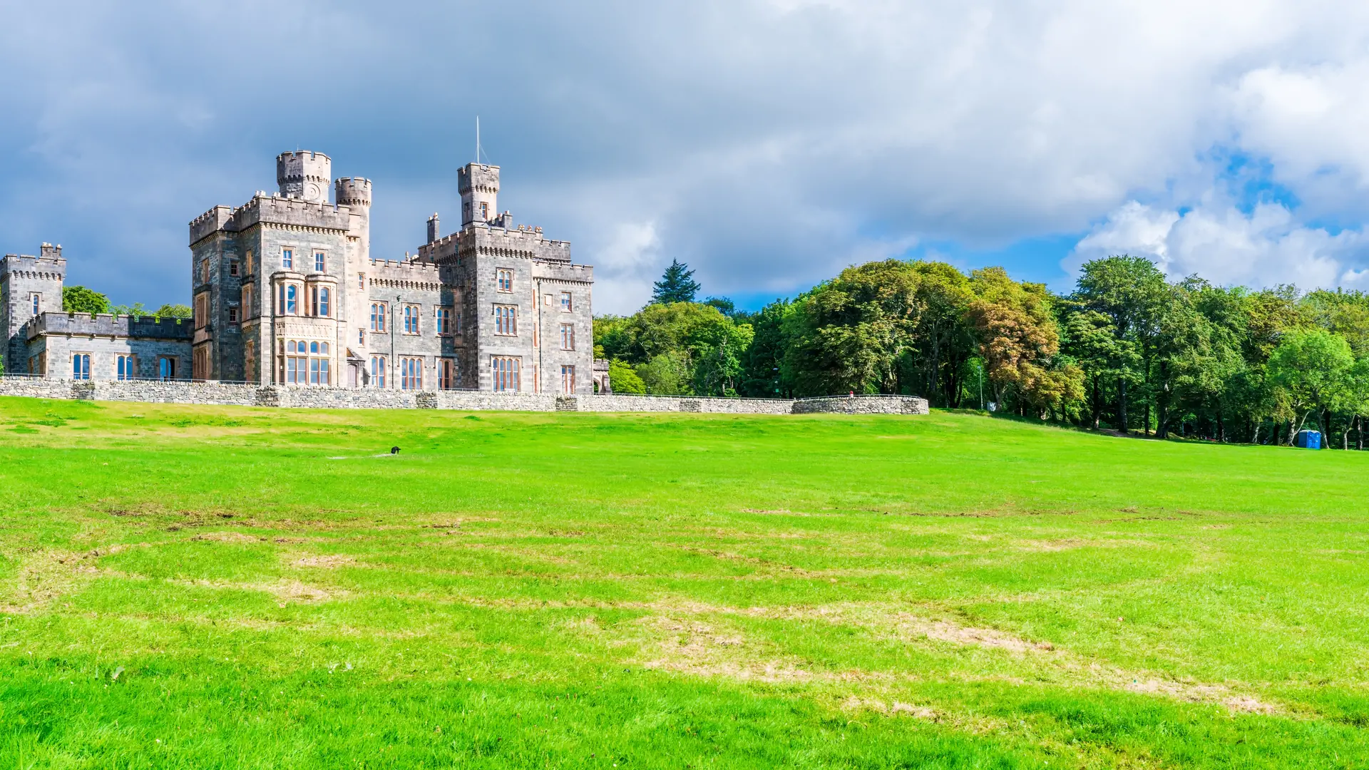 Lews Castle, Victorian era castle in Stornoway, Isle of Lewis, Scotland