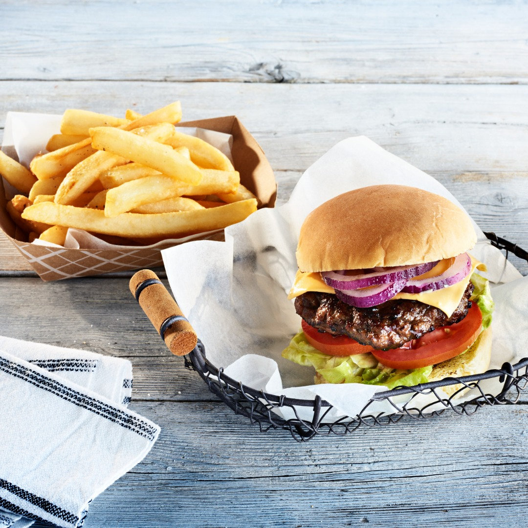 Burger and Fries