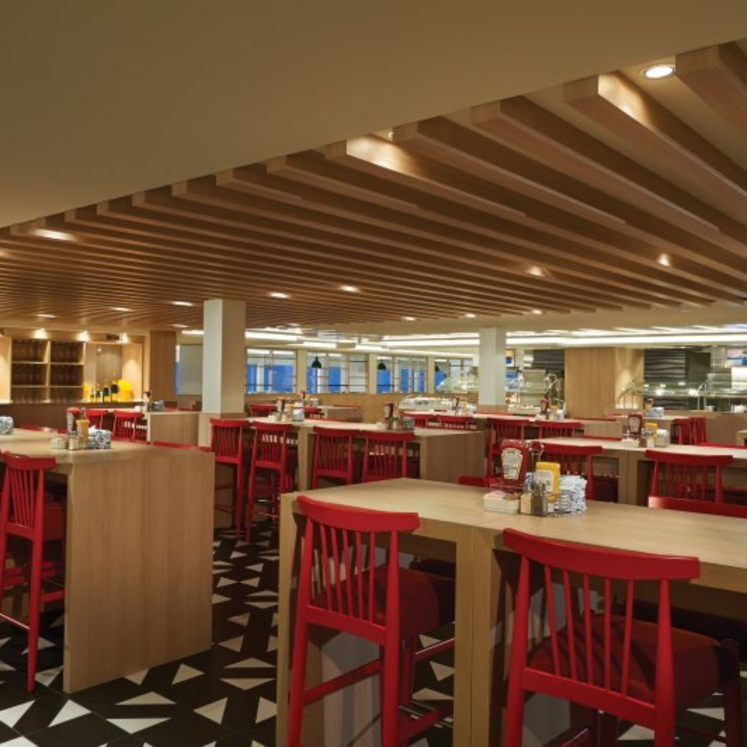 Empty Dining Area