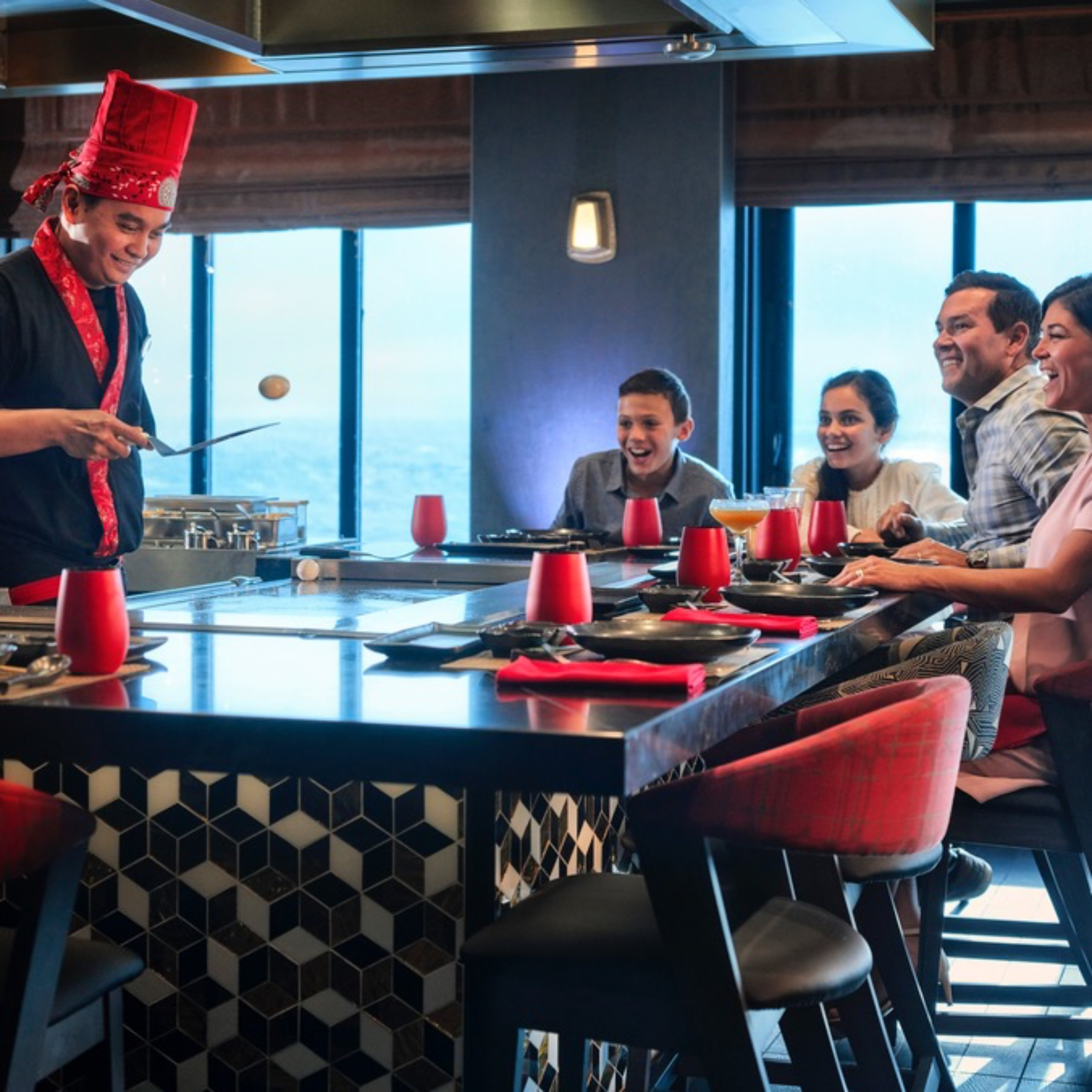 Hibachi Chef cooking
