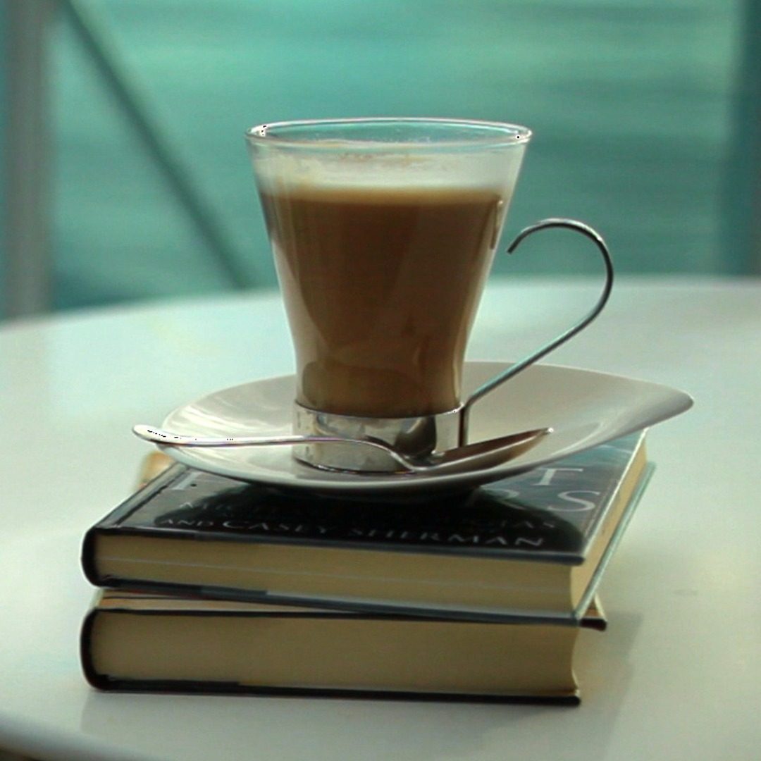 Coffee on books