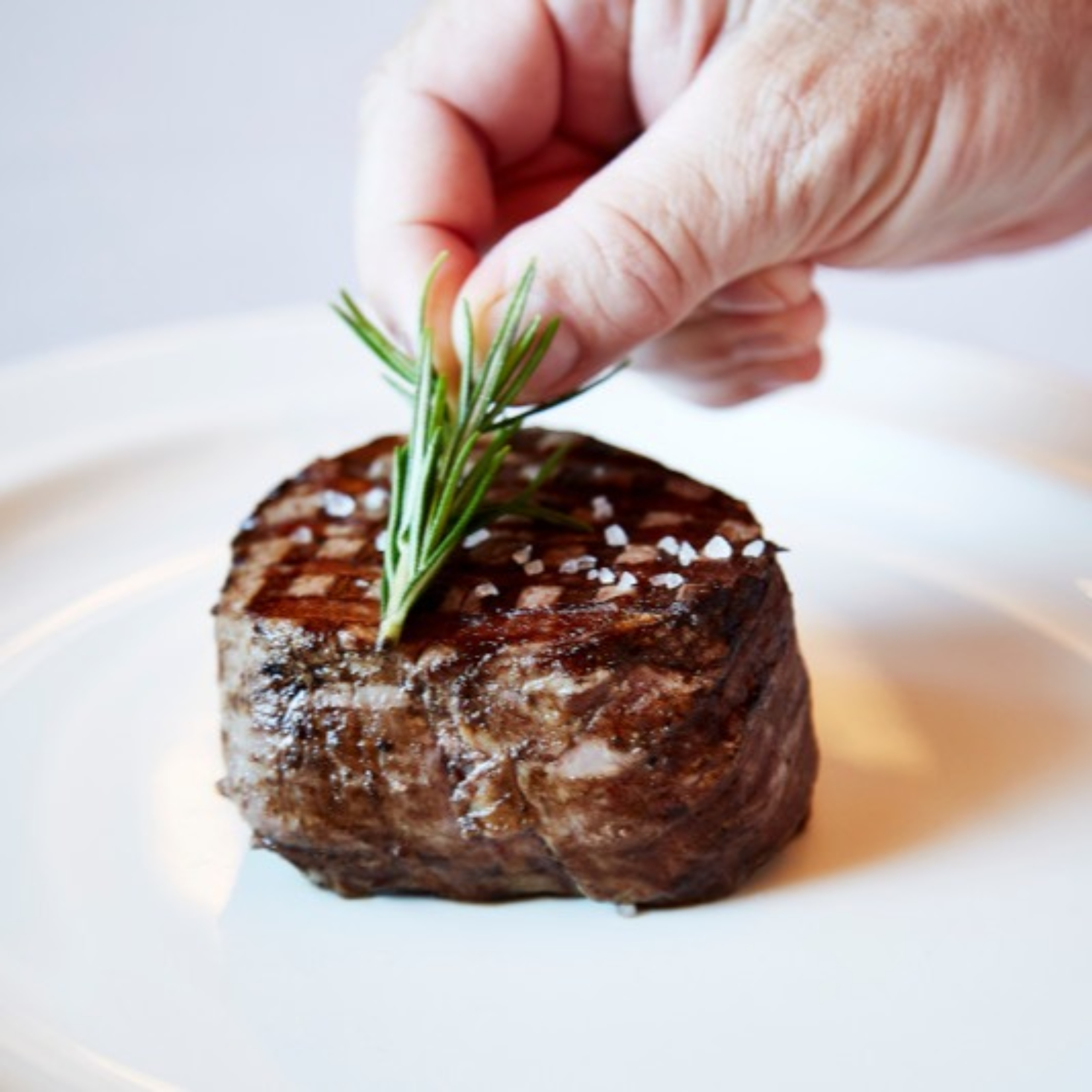 Steak with Garnish