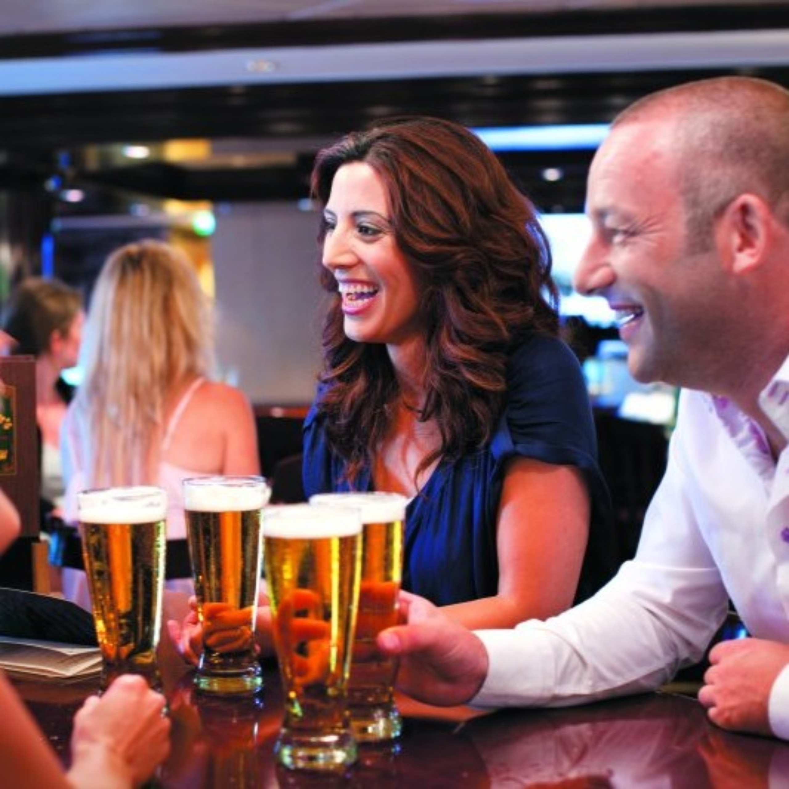 Couple drinking Beer