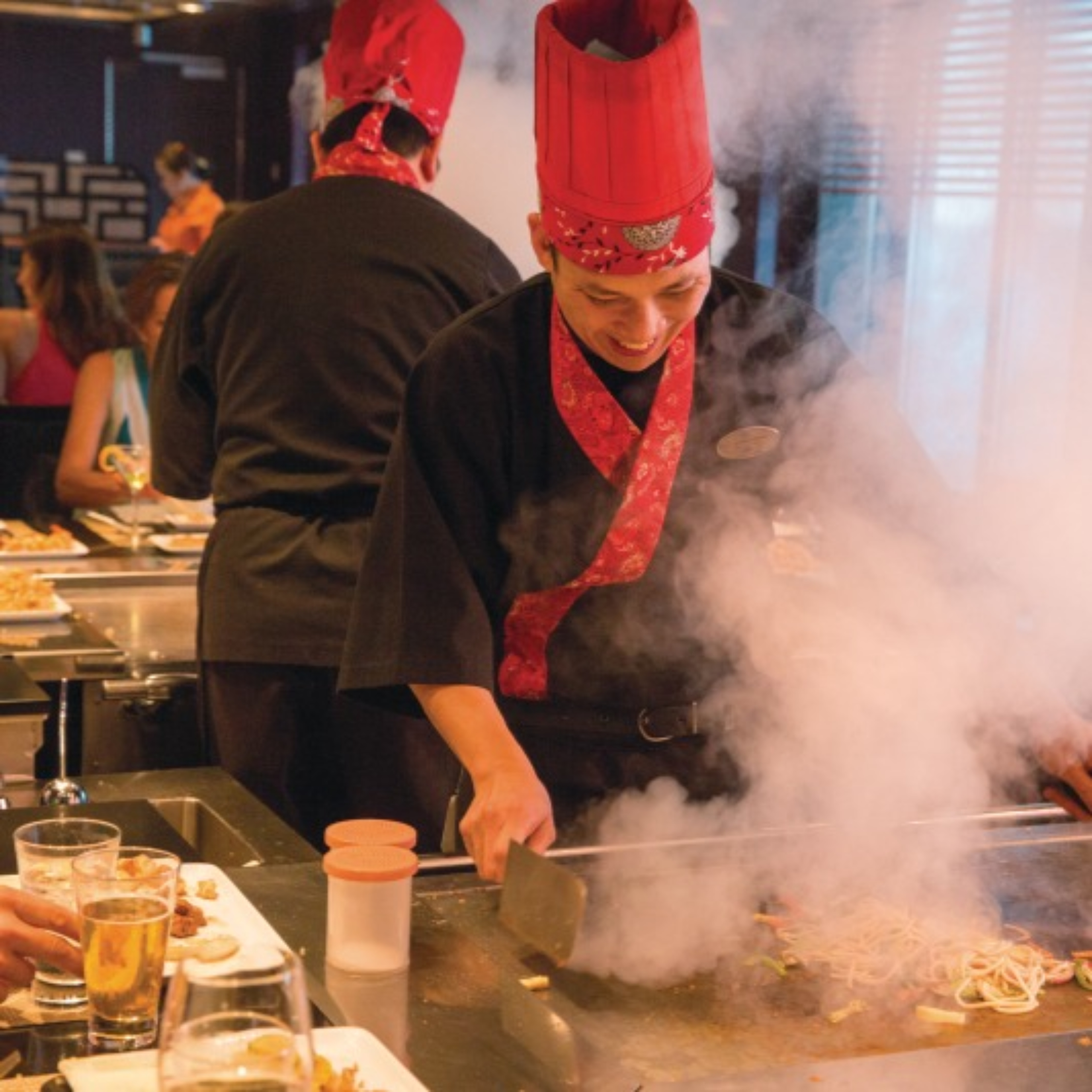 Hibachi Chef cooking
