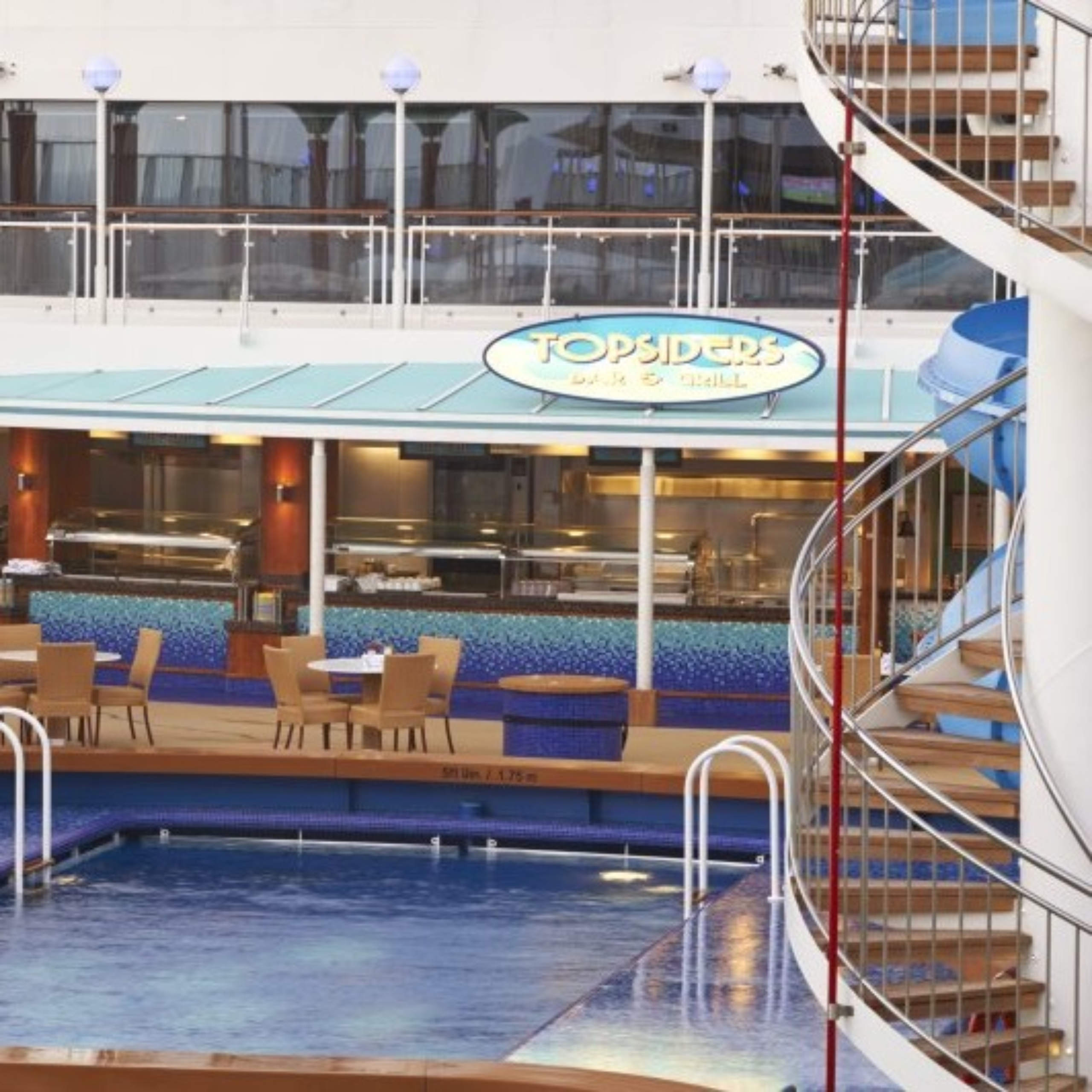 Poolside Dining Area