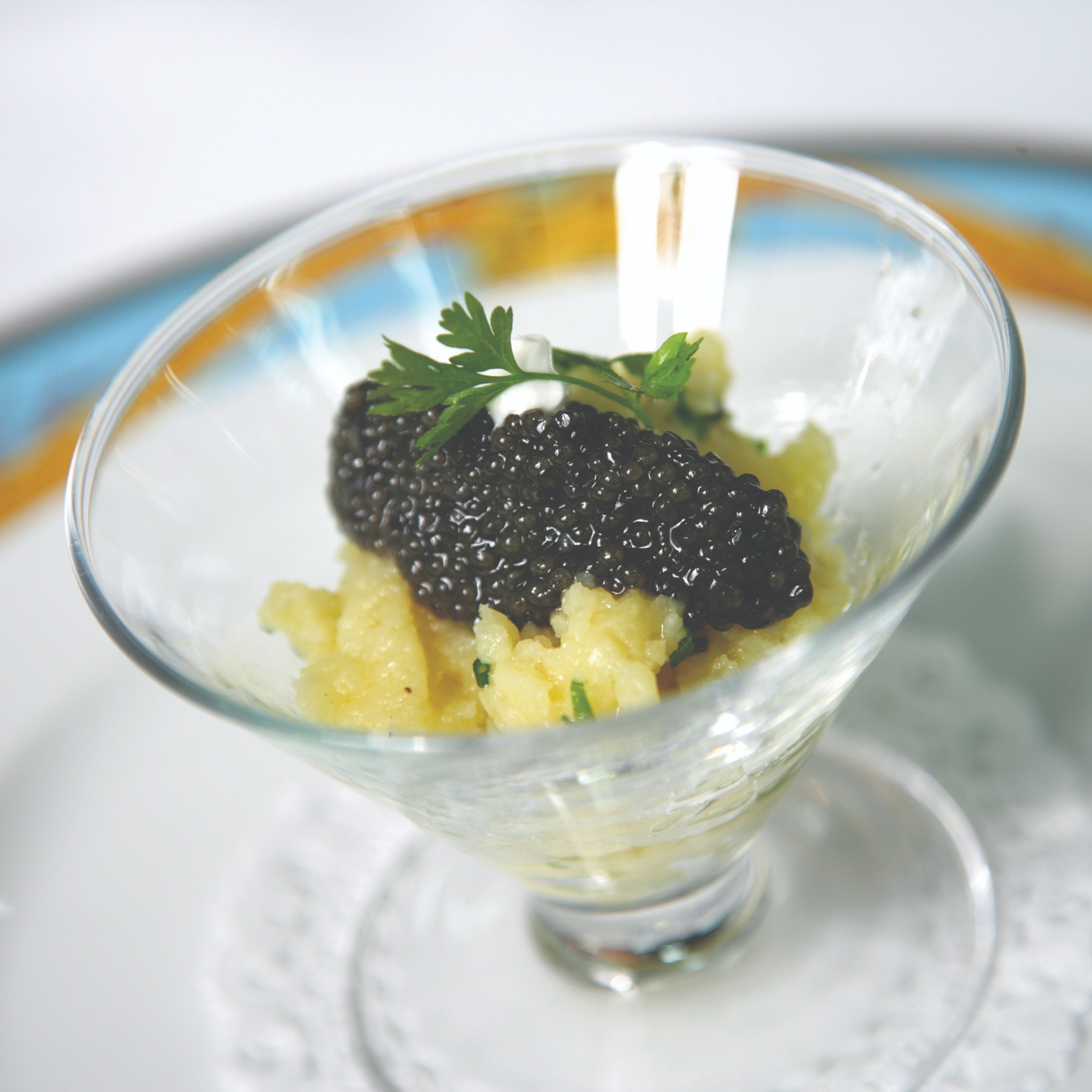 Potato Caviar Dish
