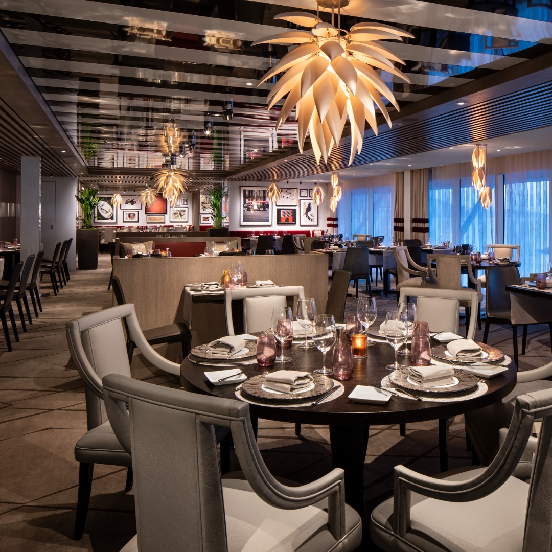 Luxurious dining tables and chairs