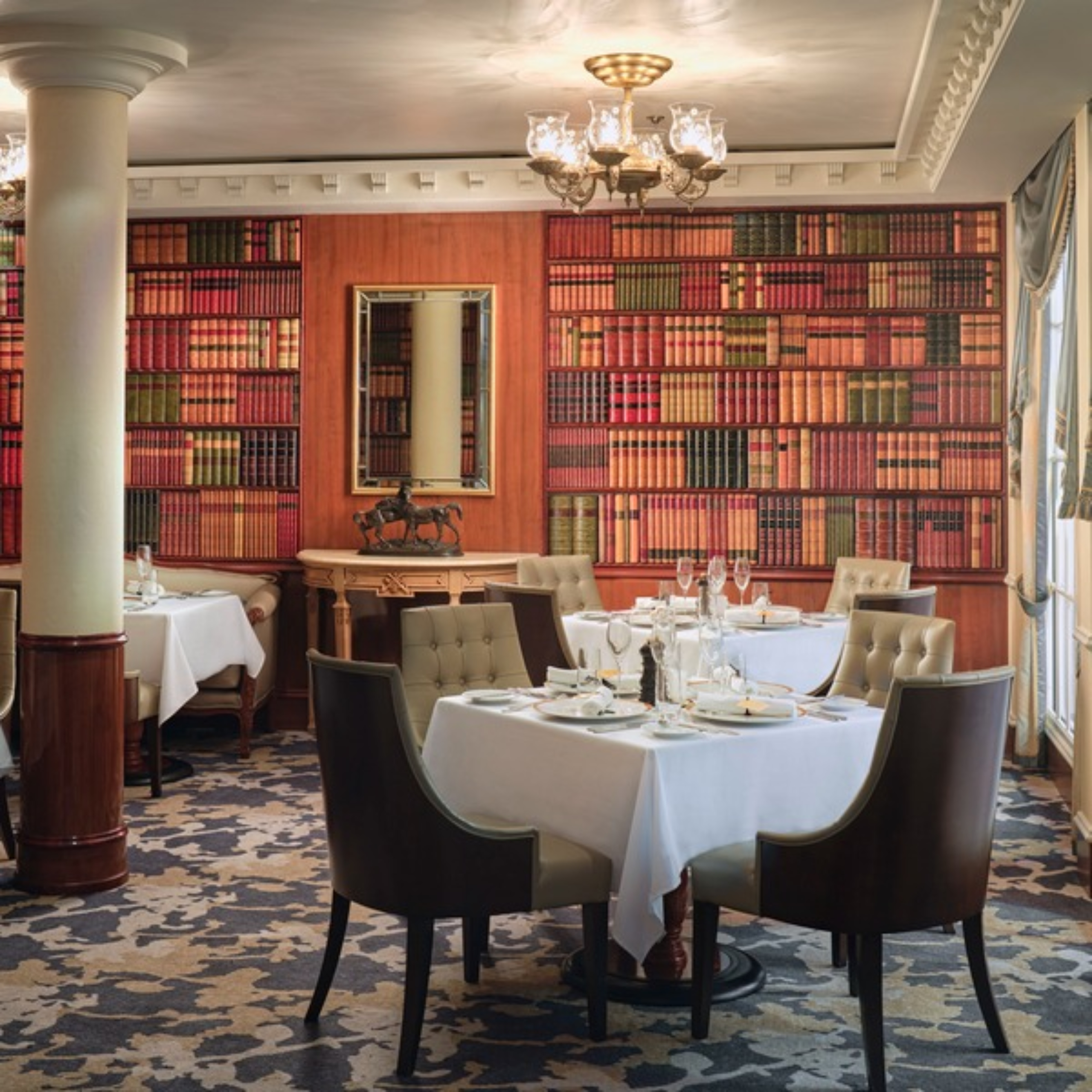 Library themed dining
