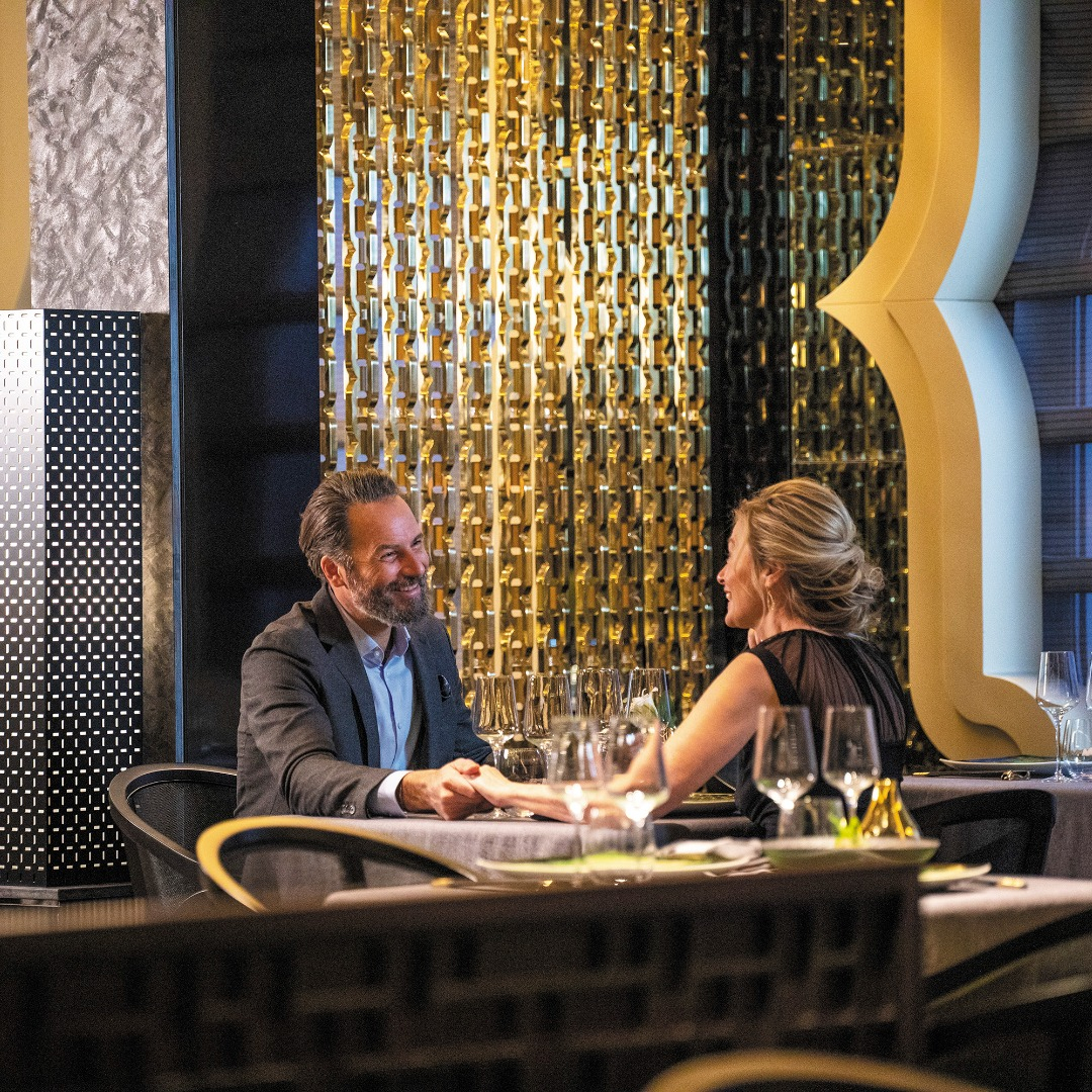 Couple dining