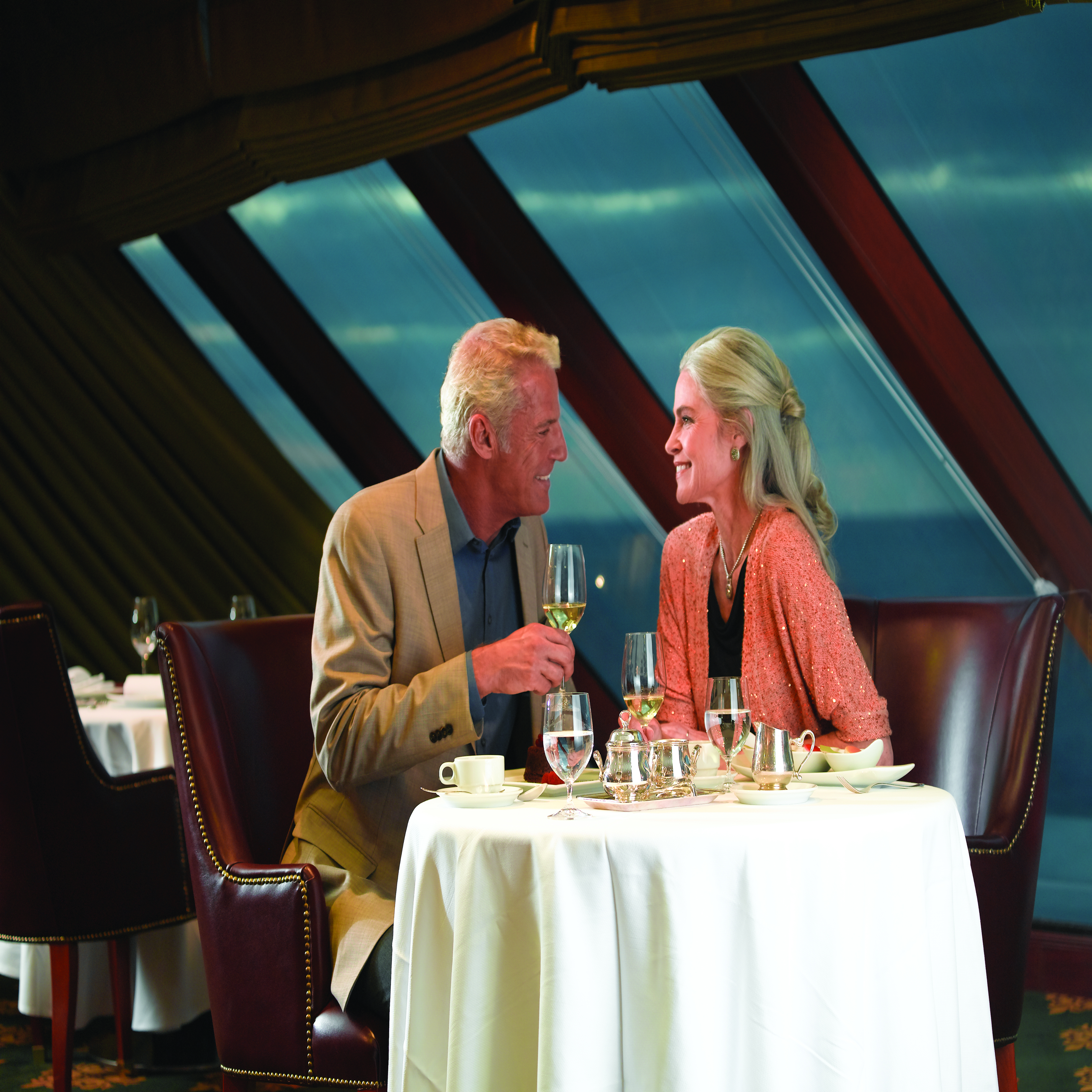 Couple Dining at Table