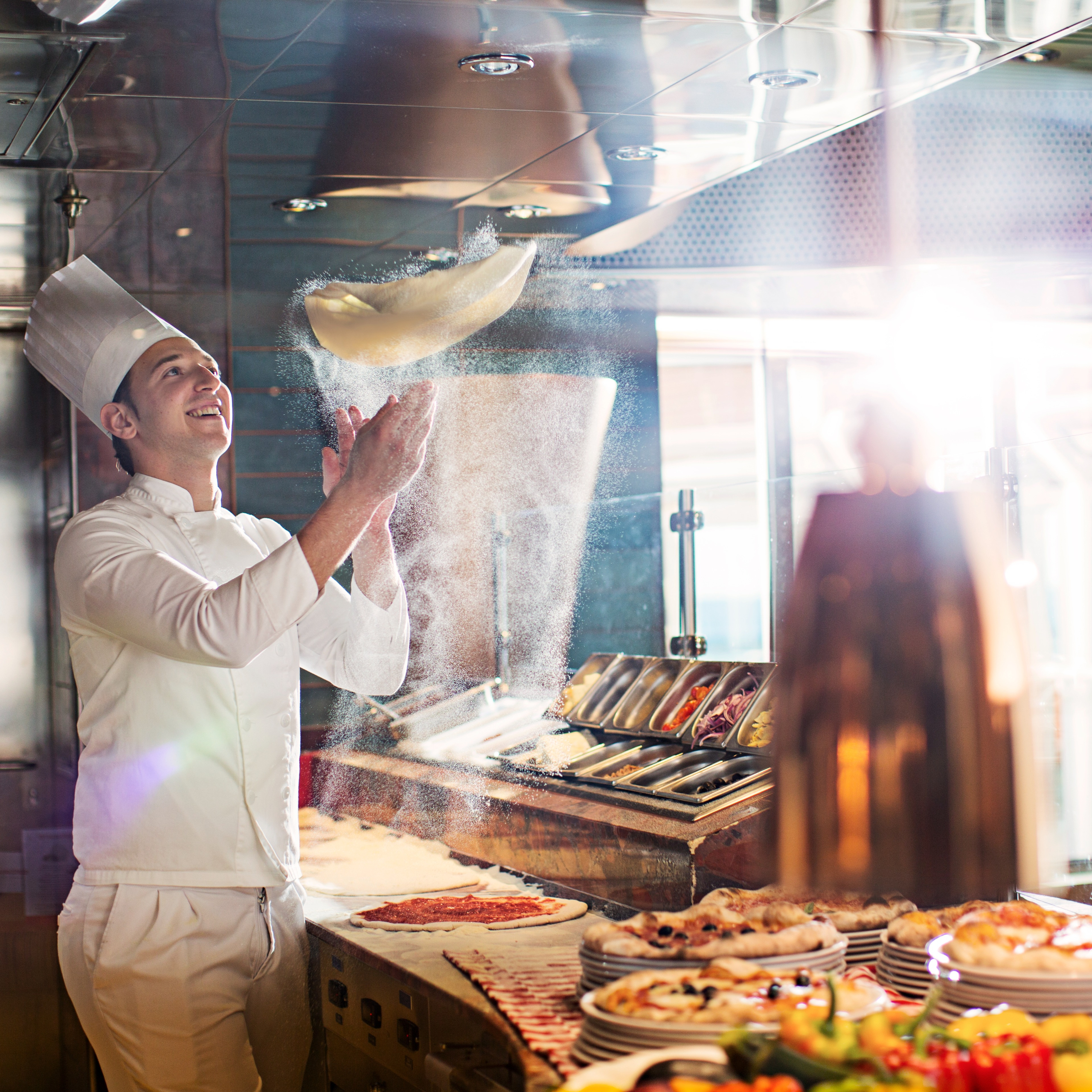 Chef Preparing Food