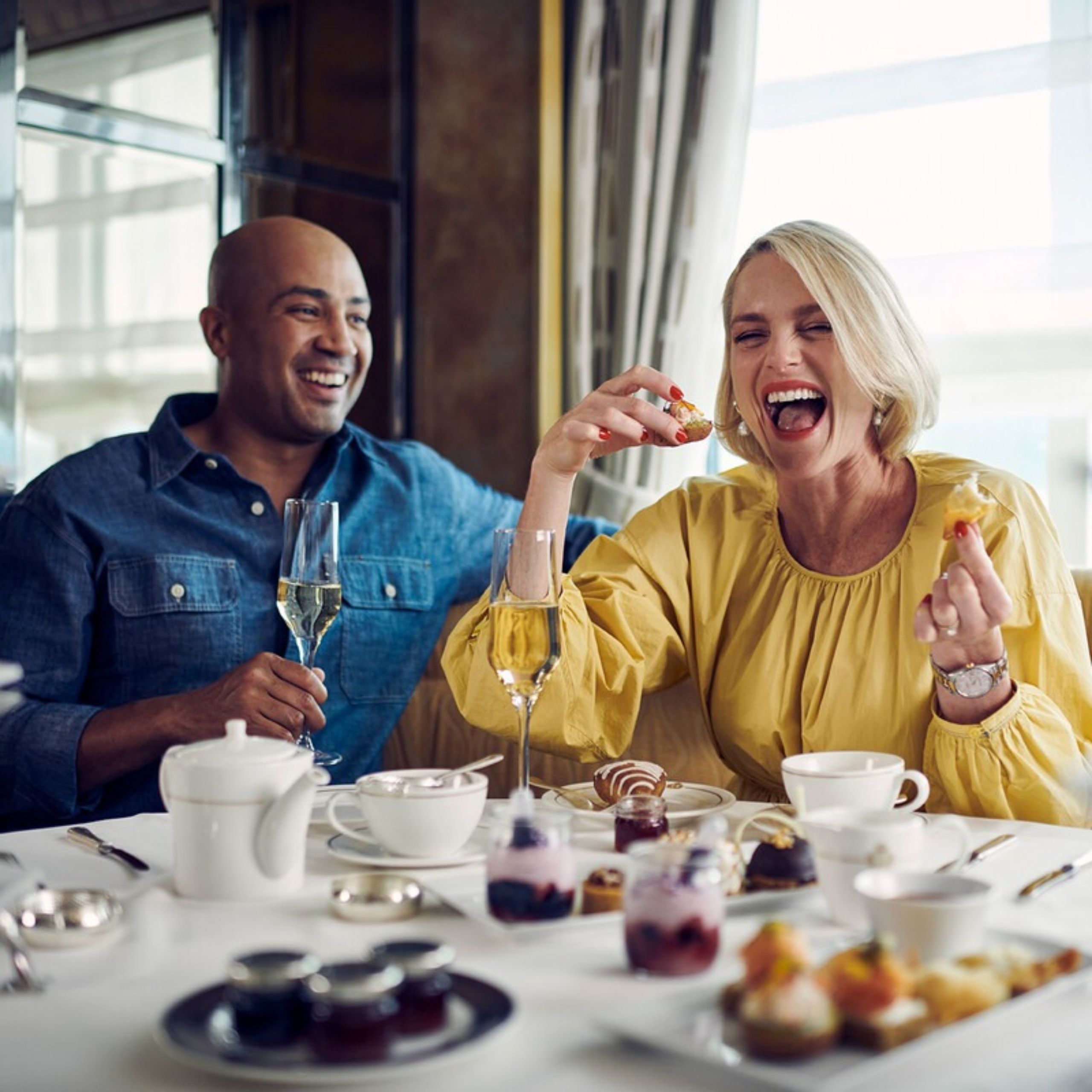 Couple at Tea