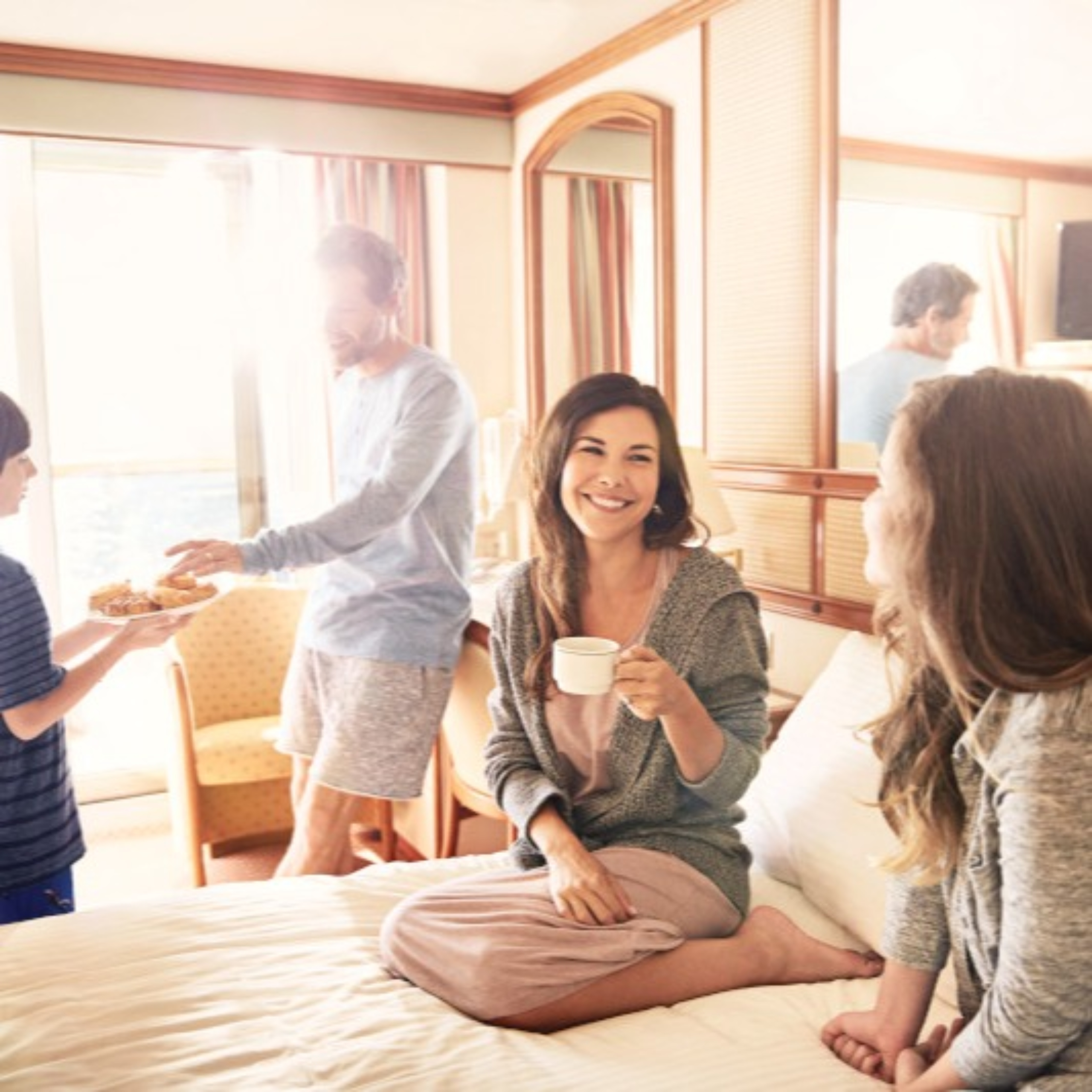 Coffee on Bed