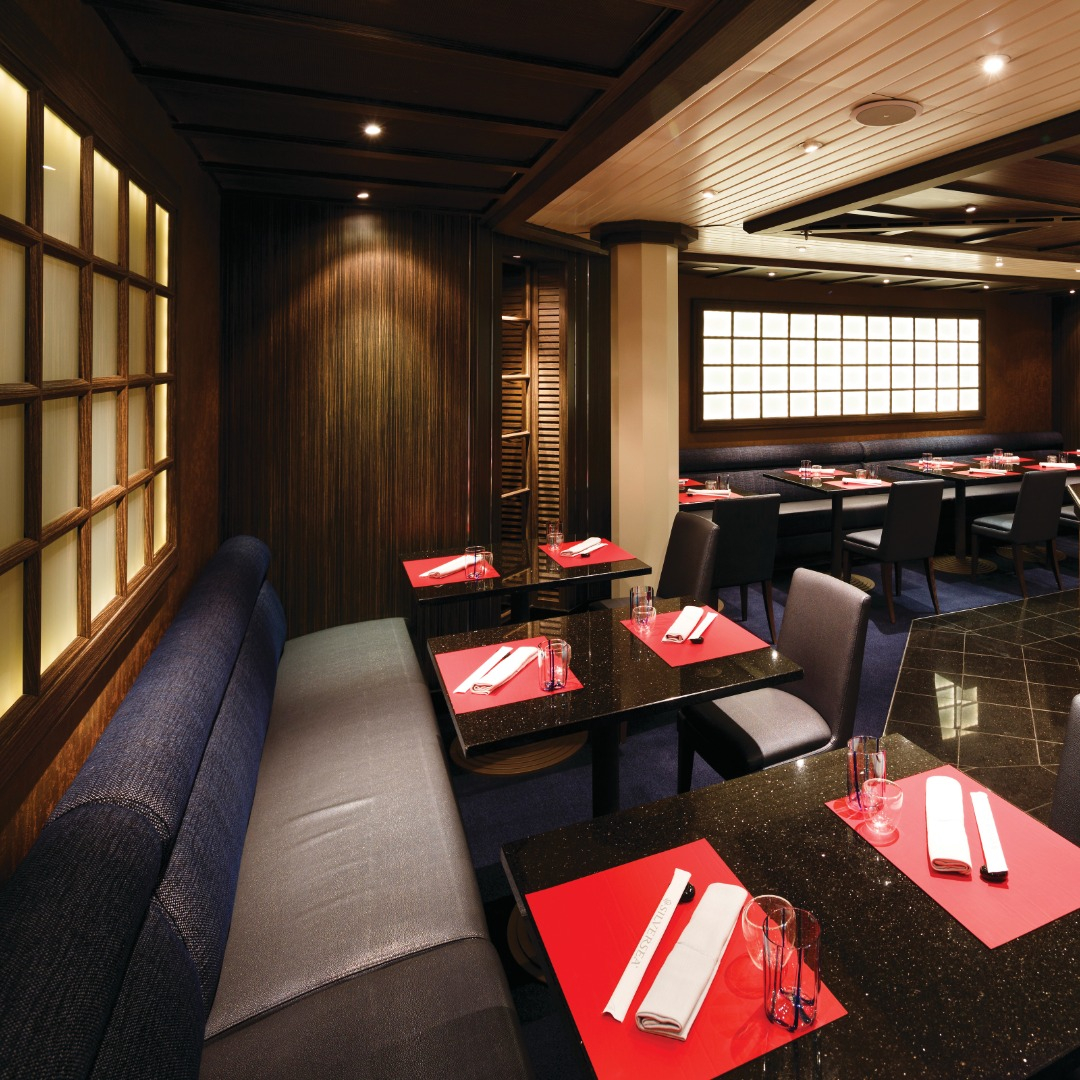 Asian inspired dining setting