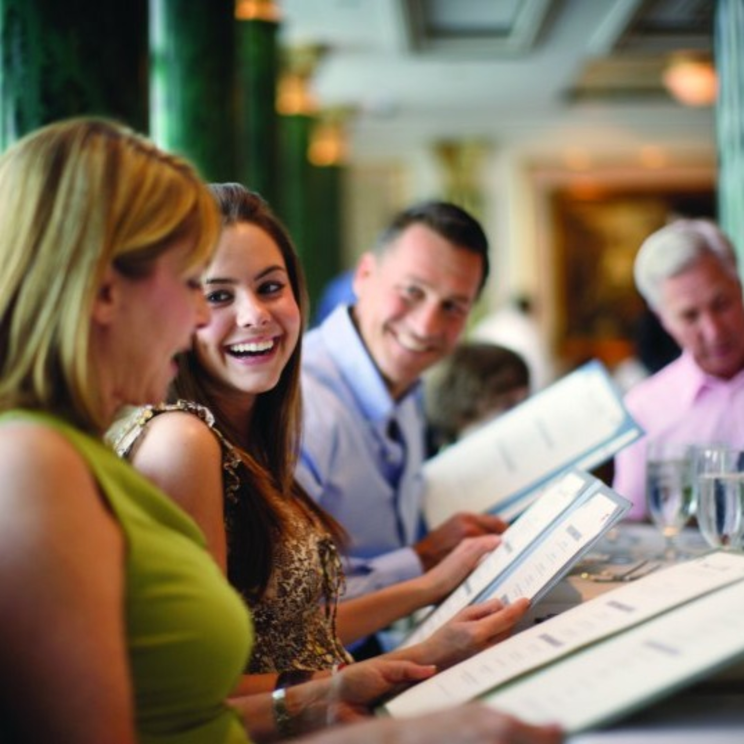 Guests at table