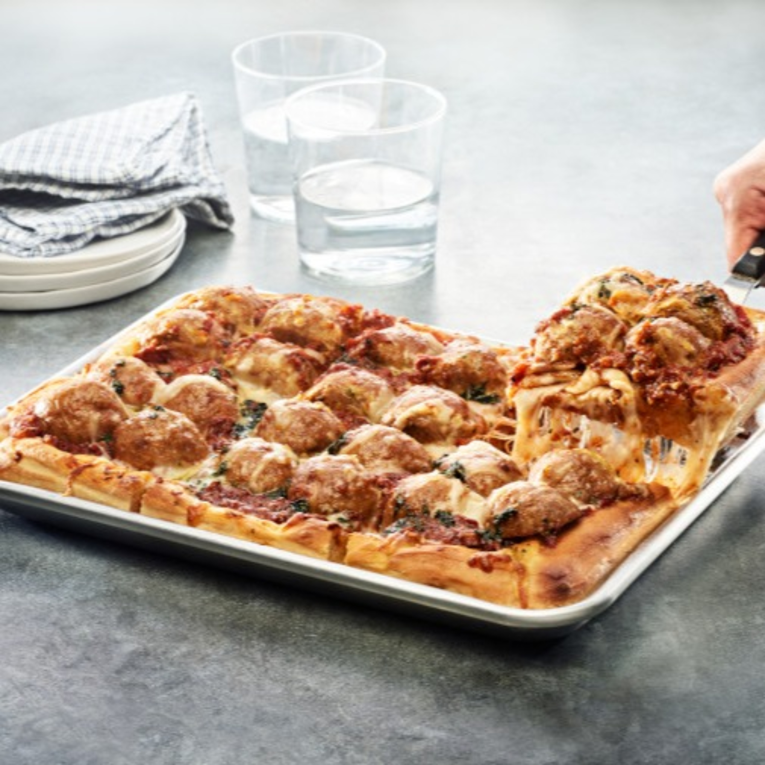 Closeup of Pizza
