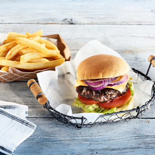 Burger and Fries