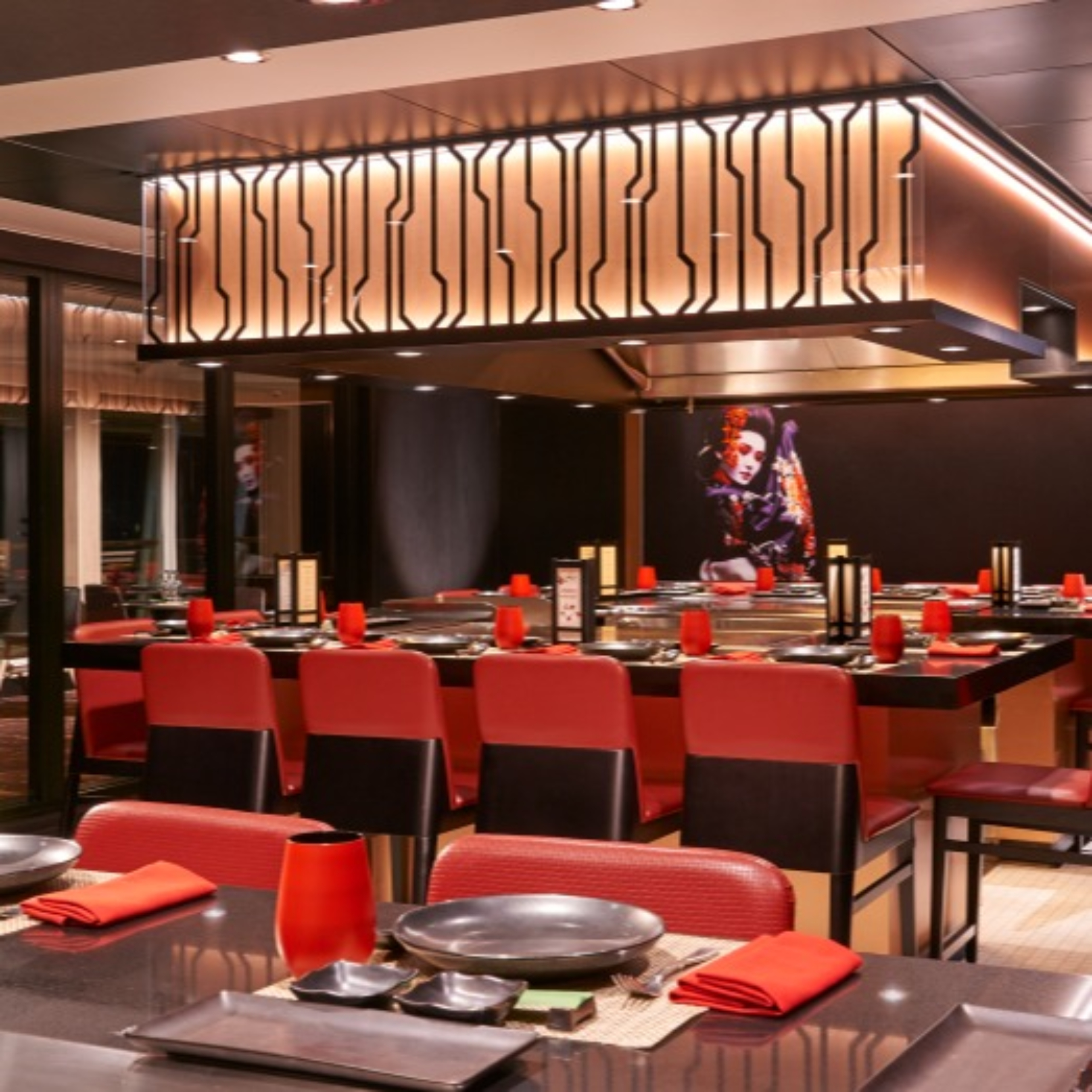 Hibachi Seating