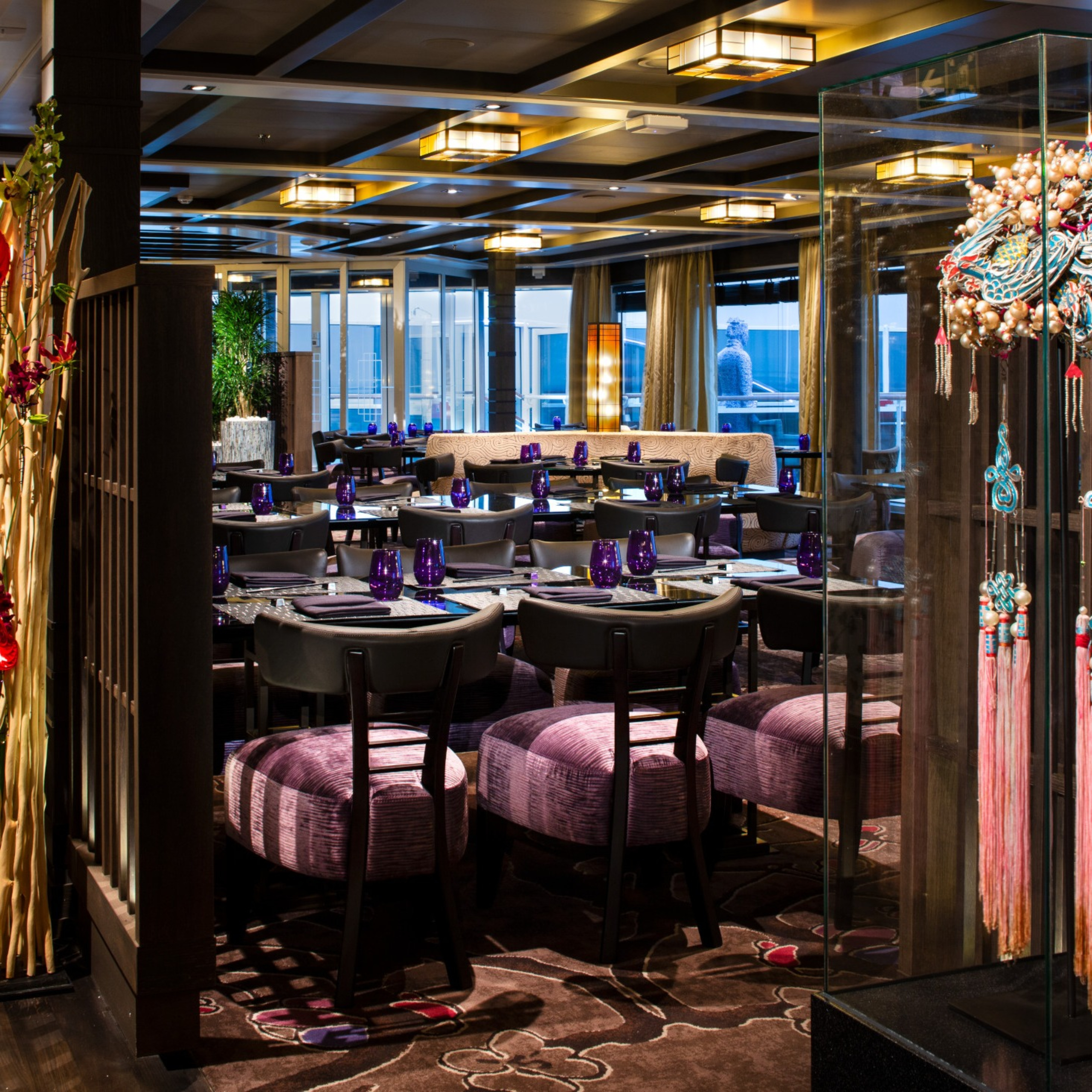Purple Dining Room