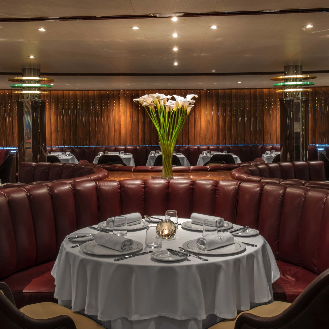 Leather booth seating