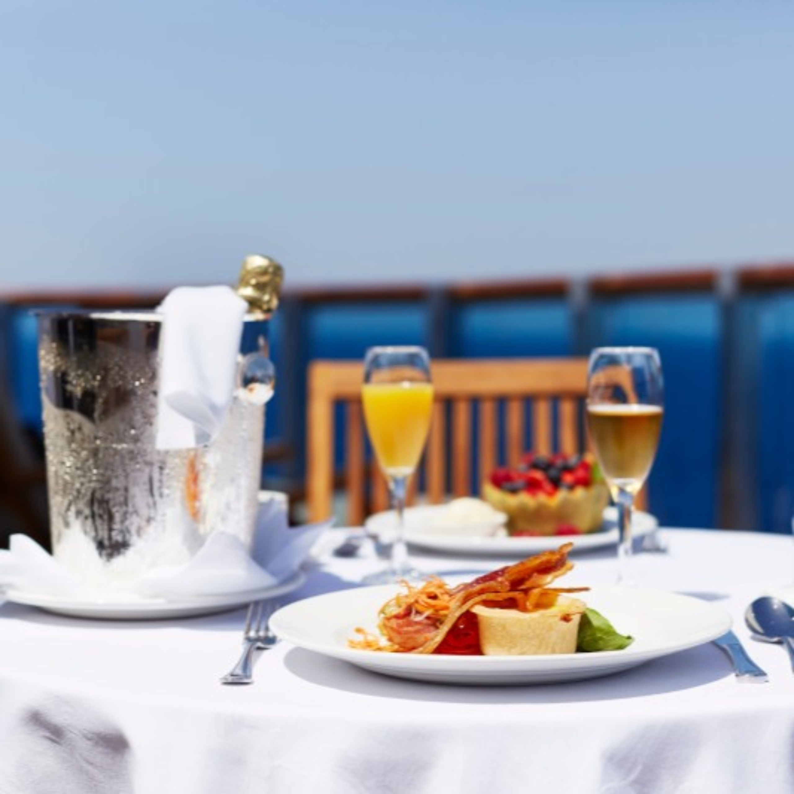 Food on Outdoor Table