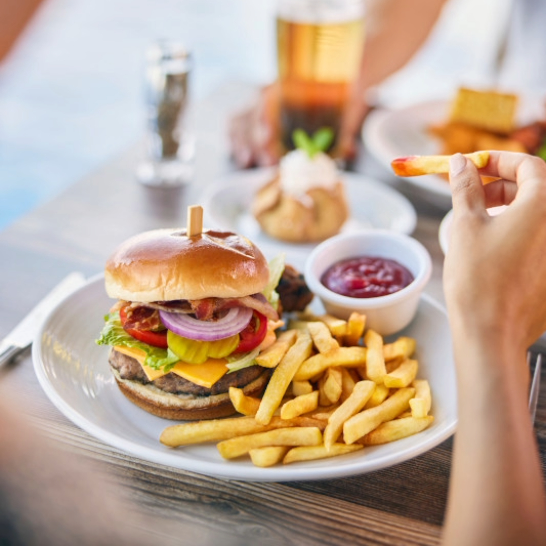 Burger and Fries