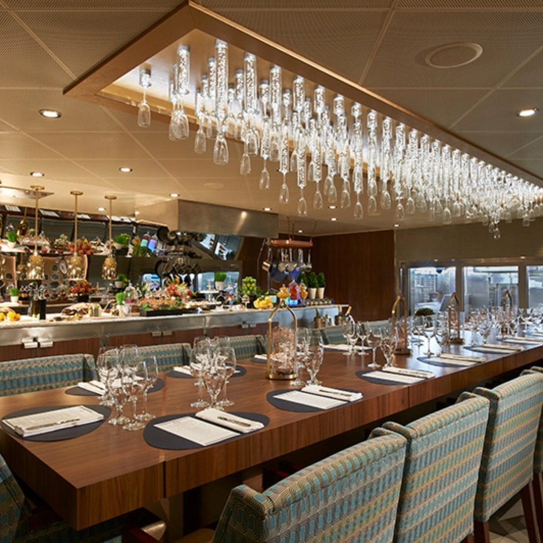 Elegant meal and dining area