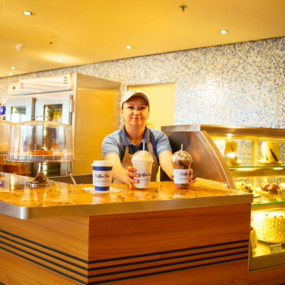 Serving Coffee