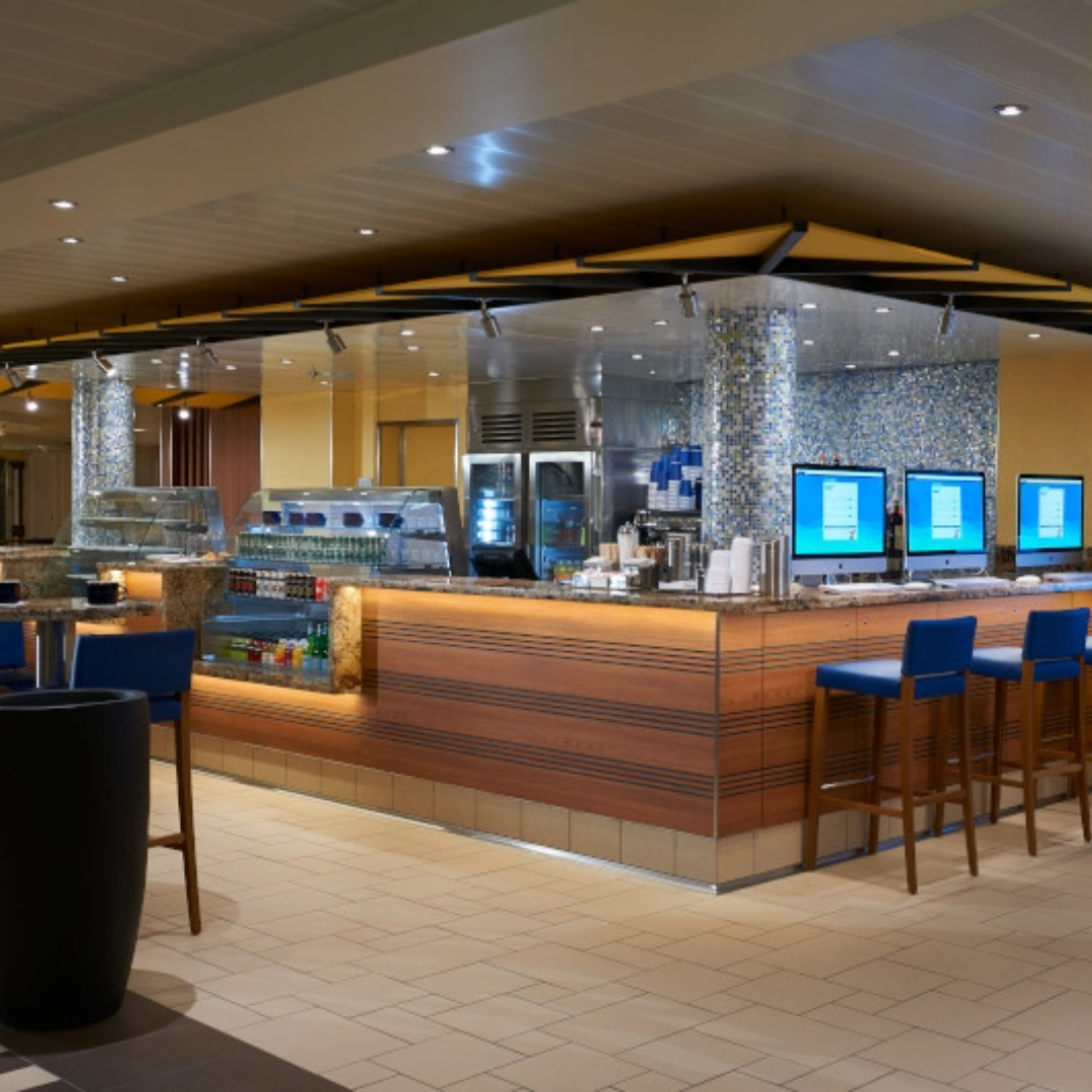 Coffee shop counter